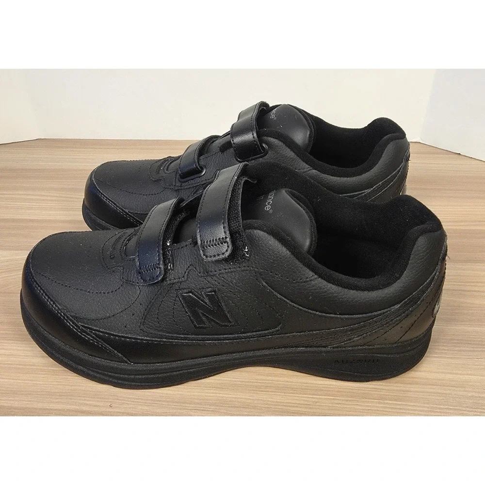 New Balance 577 Walking Shoes Womens Sz 12 2E Extra WIDE Black Hook/Loop WW577VK